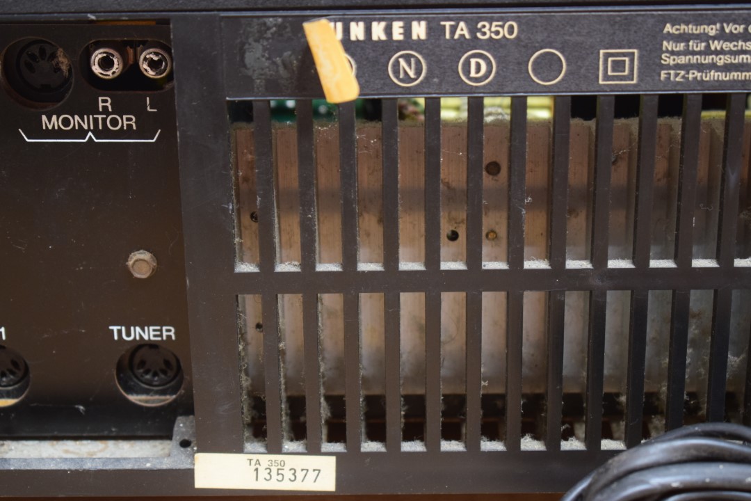 Telefunken TA-350 Stereo Amplifier