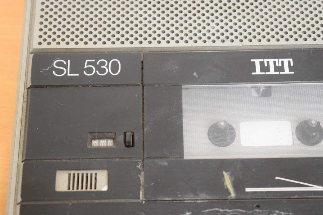 ITT SL 530 Portable battery operated Cassette Deck