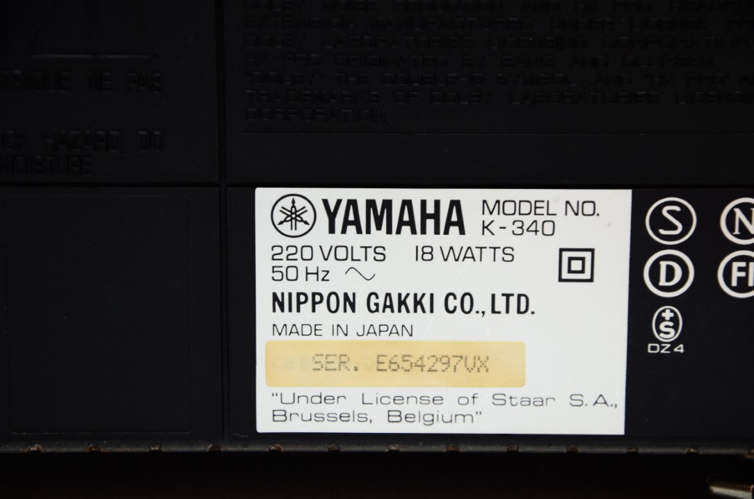 Yamaha K-340 Cassette Deck