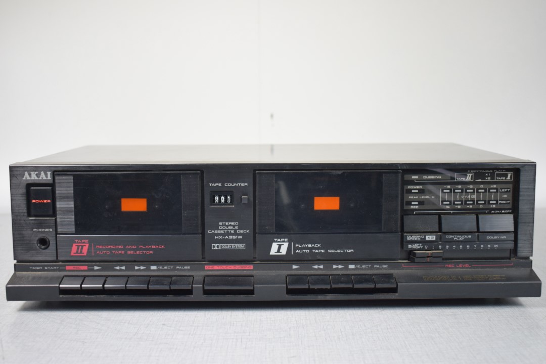 Akai HX-A351W Double Cassette Deck