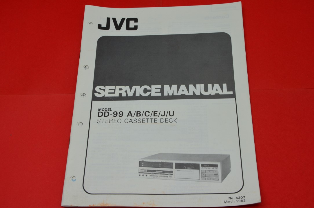 JVC DD-99 Cassette Deck Service Manual