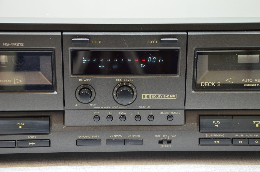 Technics RS-TR212 double Cassette Deck