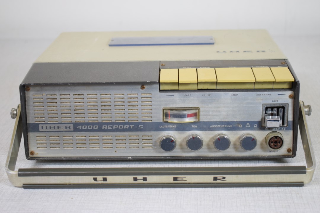 Uher 4000 Report-S portable Transistor Tape Recorder