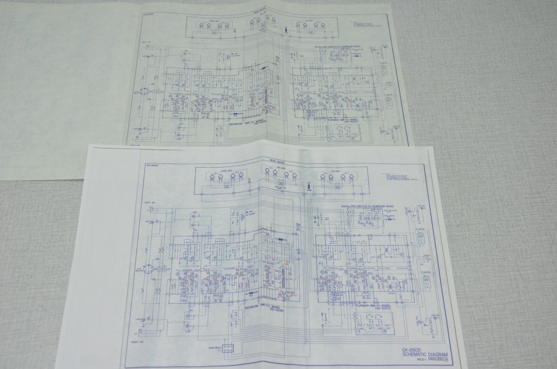Akai GX-260D Tape Recorder Photocopy Original Service Manual