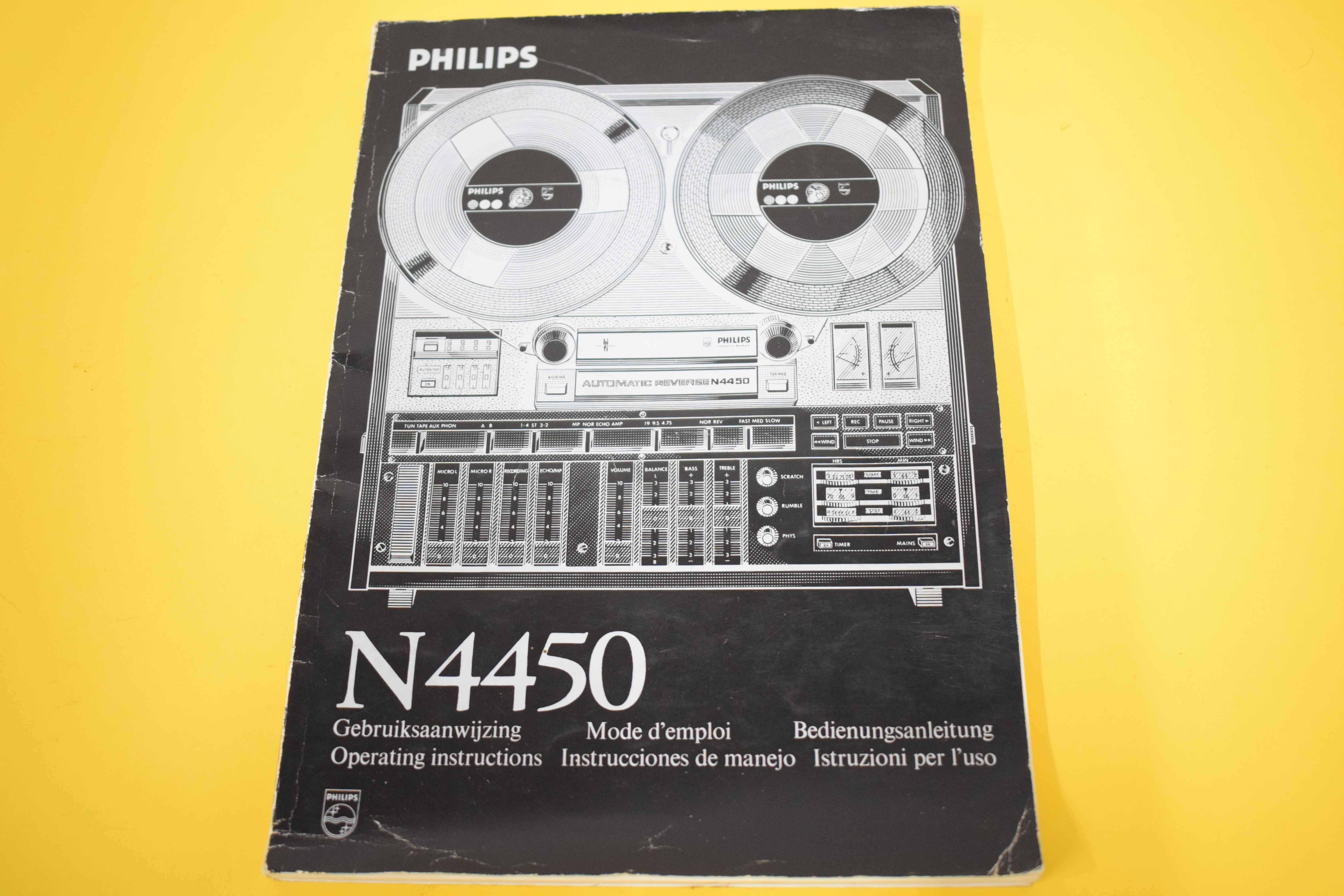Philips N4450 Tape Recorder User Manual