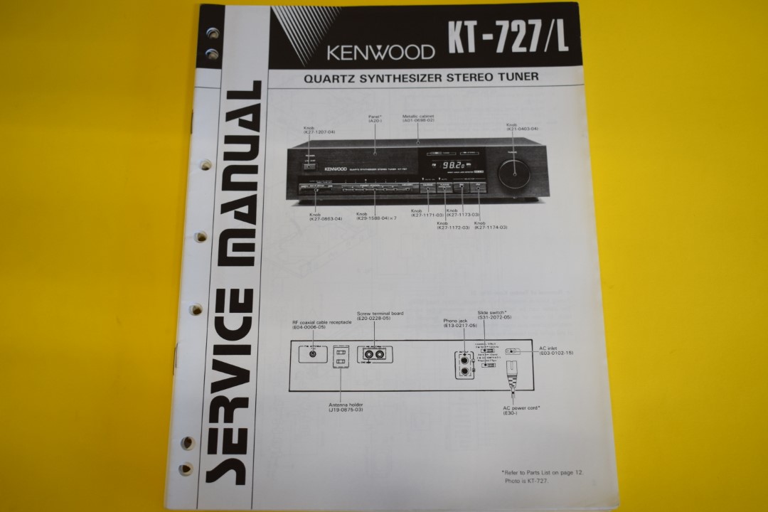Kenwood KT-727/L Tuner Service Manual