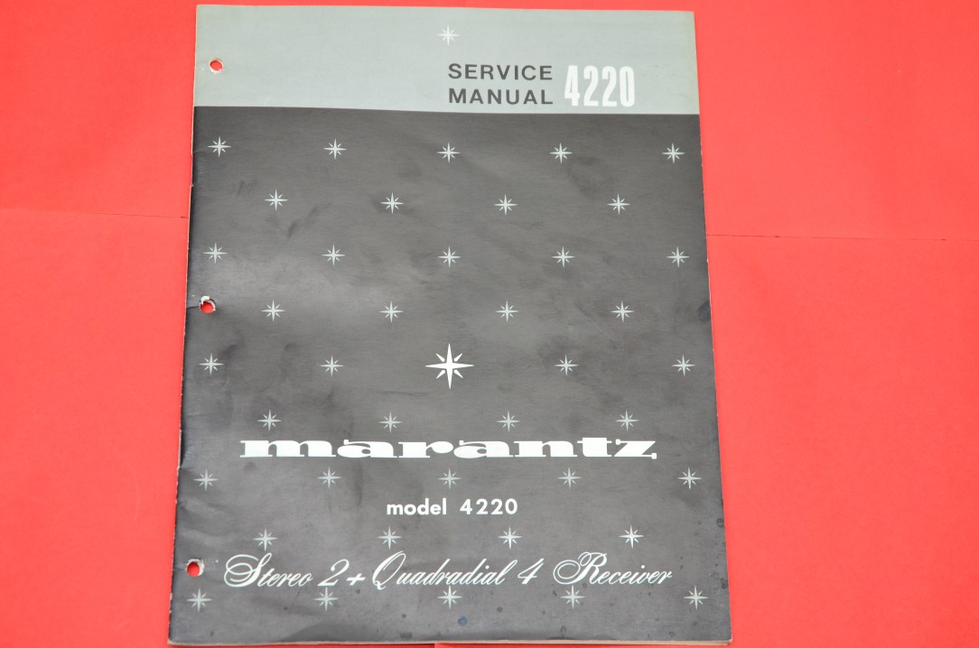 Marantz 4220 Quadro Receiver Service Manual