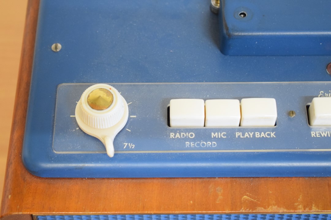 Ericsson Ericorder BAB-2 Blue Tube Tape Recorder