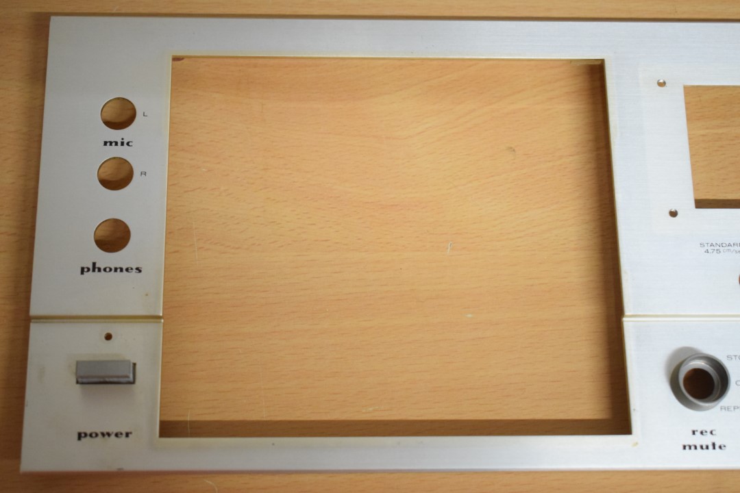 Marantz SD6020 Cassette Deck – Front Panel / Plate part