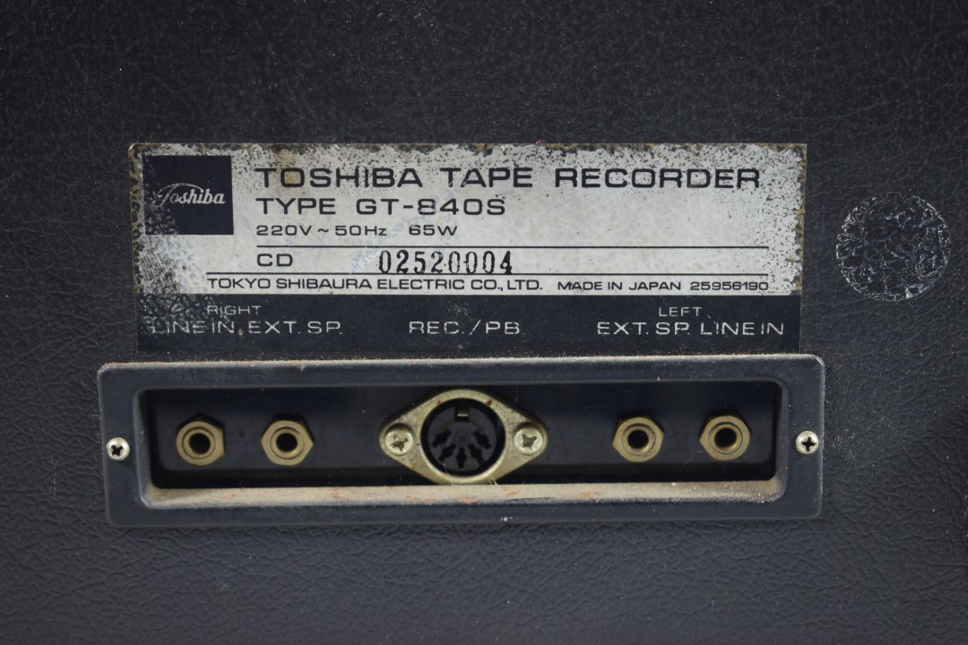 Toshiba GT-840S 4Track Stereo Tape Recorder 