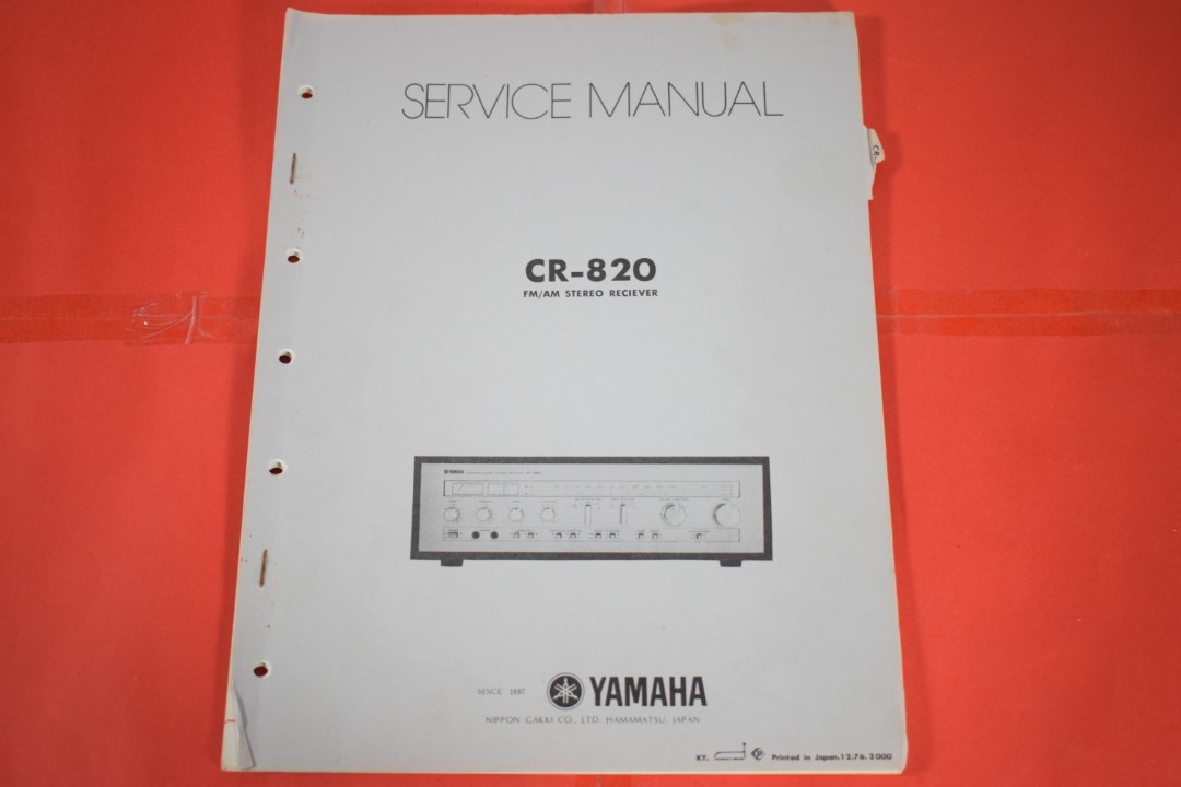 Yamaha CR-820 Receiver Service Manual