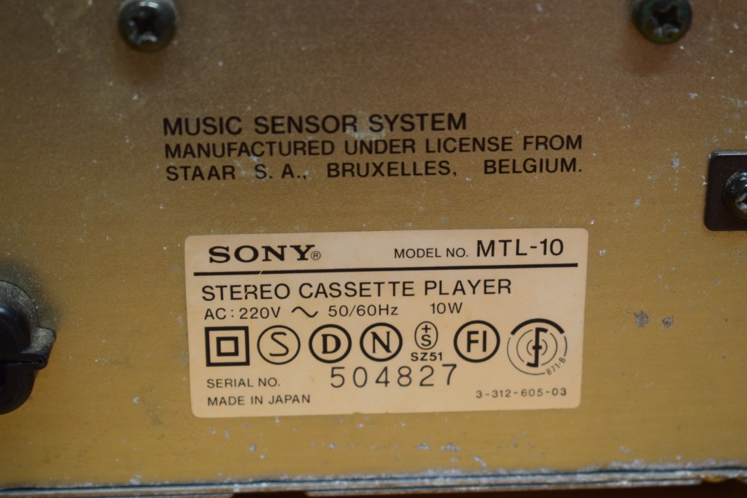 Sony MTL-10 10-Cassette Changer – Black