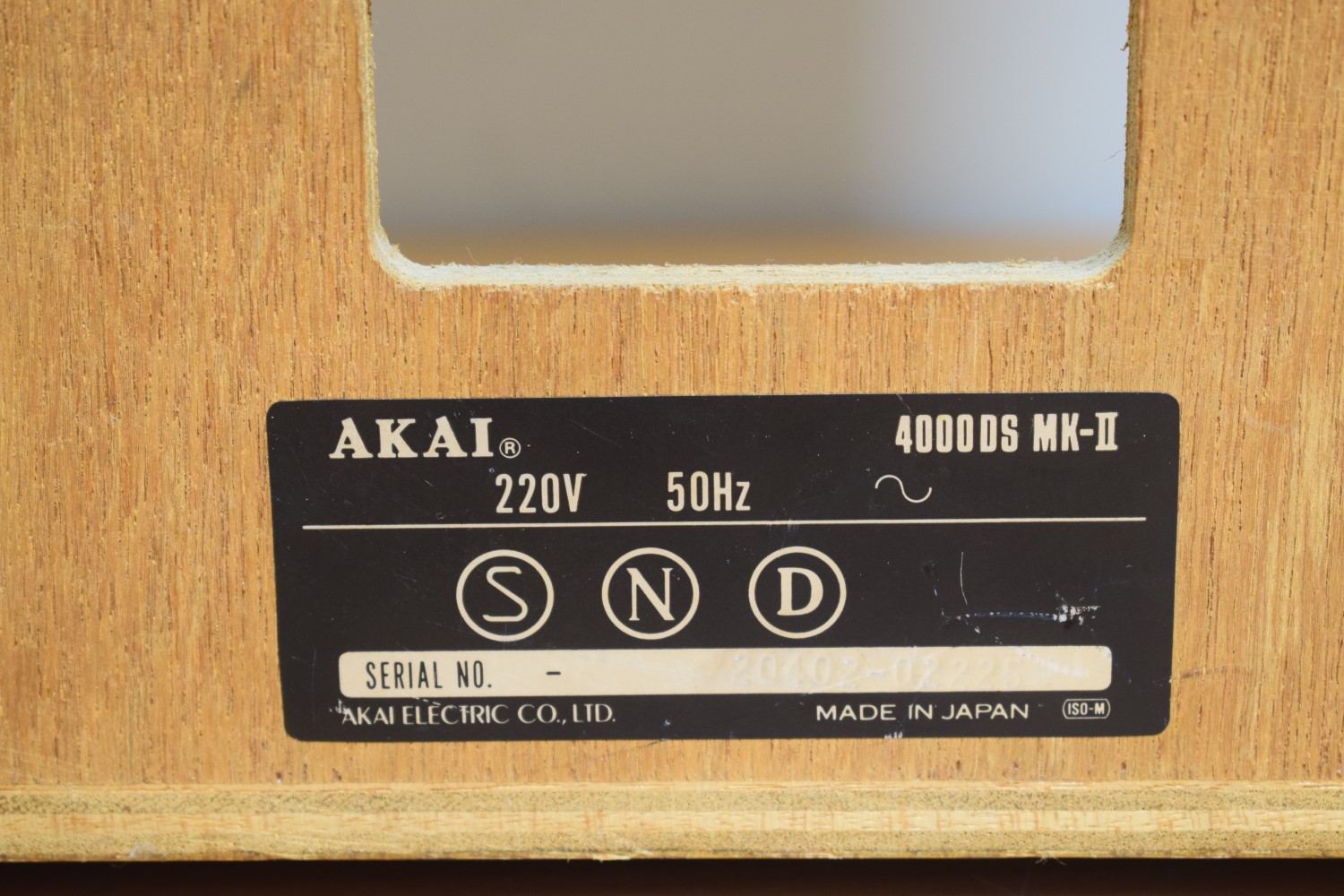 Akai 4000DS / 4000DS-MK II Black – Wooden case