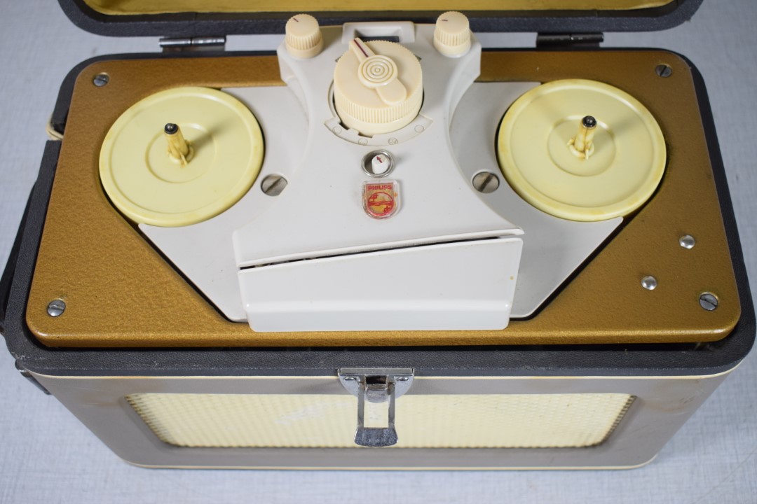 Philips EL-3510 Tube Tape Recorder (Green Version) – Selten  (1954)