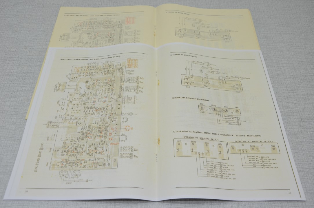 Akai GX-635D Tape Recorder Photocopy Original Service Manual