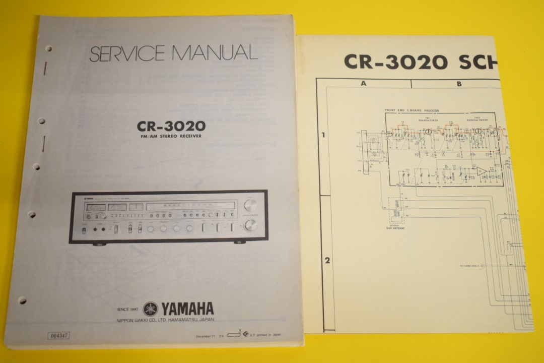 Yamaha CR-3020 Receiver Service Manual