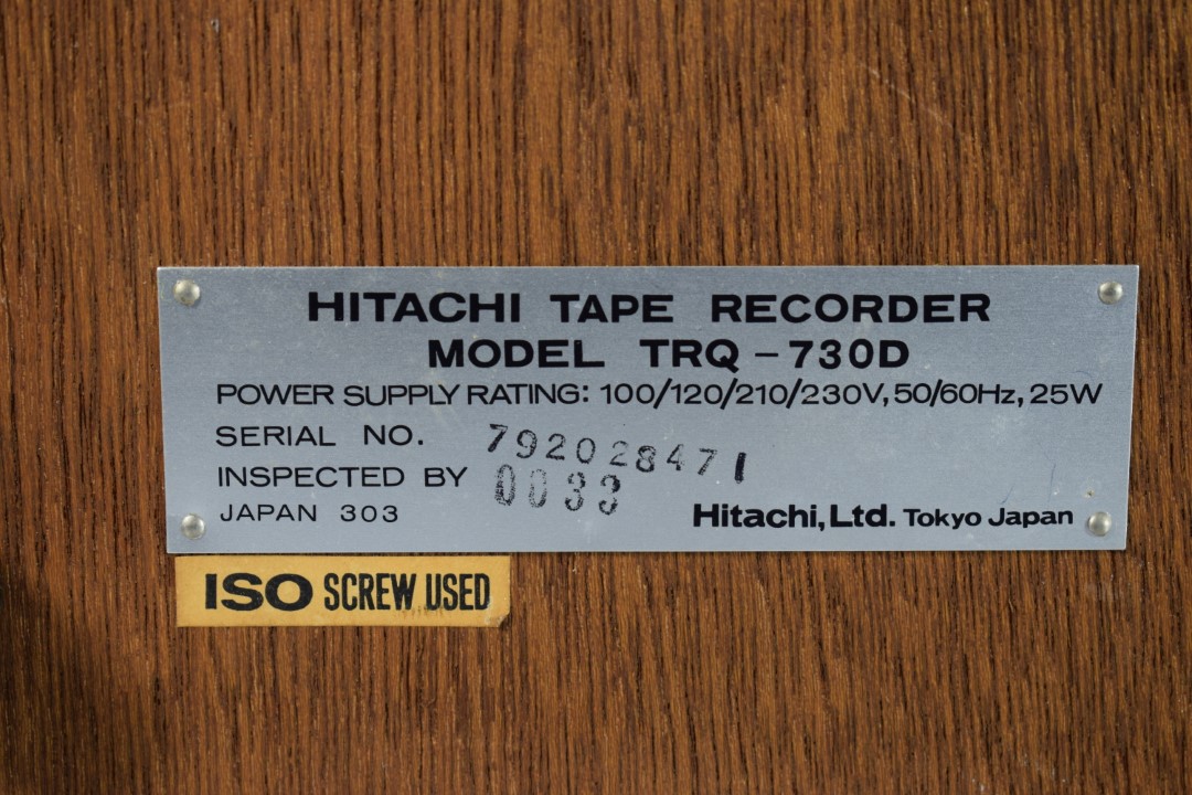 Hitachi TRQ-730D Tape Recorder