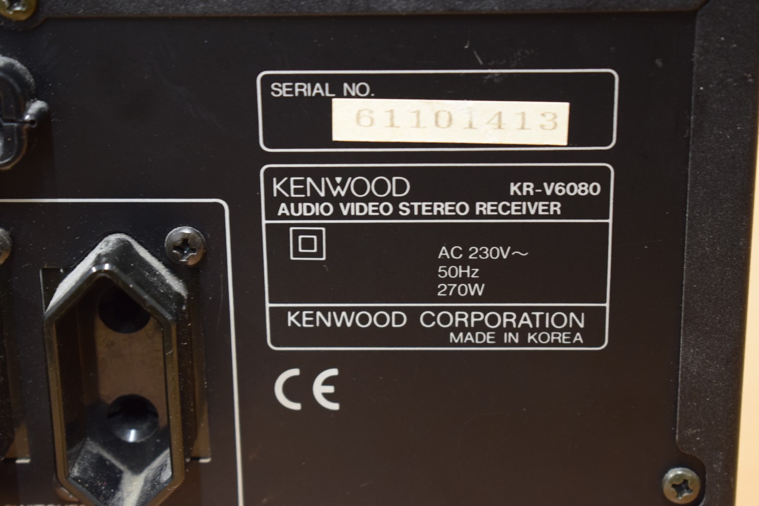 Kenwood KR-V6080 Stereo Receiver