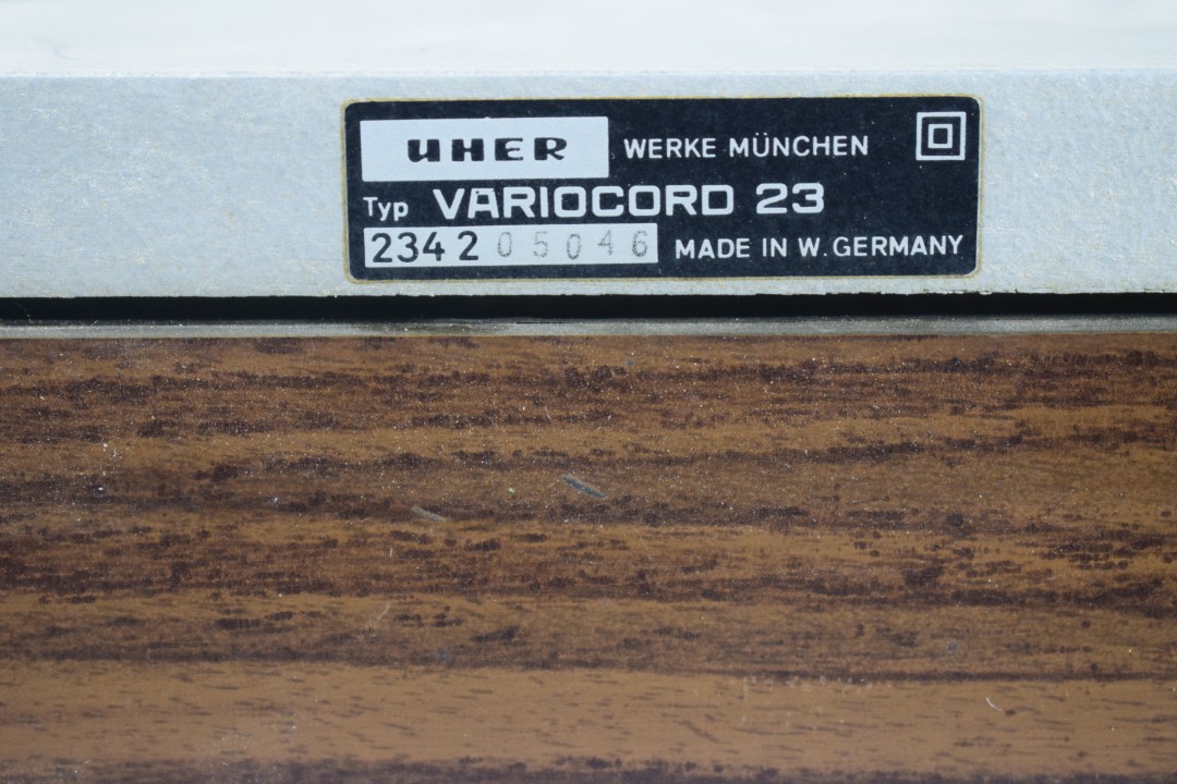 UHER Variocord 23 Tape Recorder