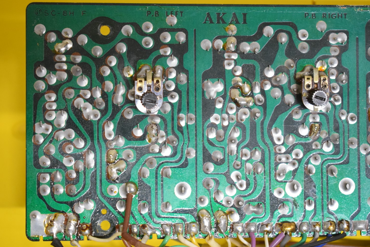 Akai 4000DS-MKII – Pre Amp. Print Plate LE-5623
