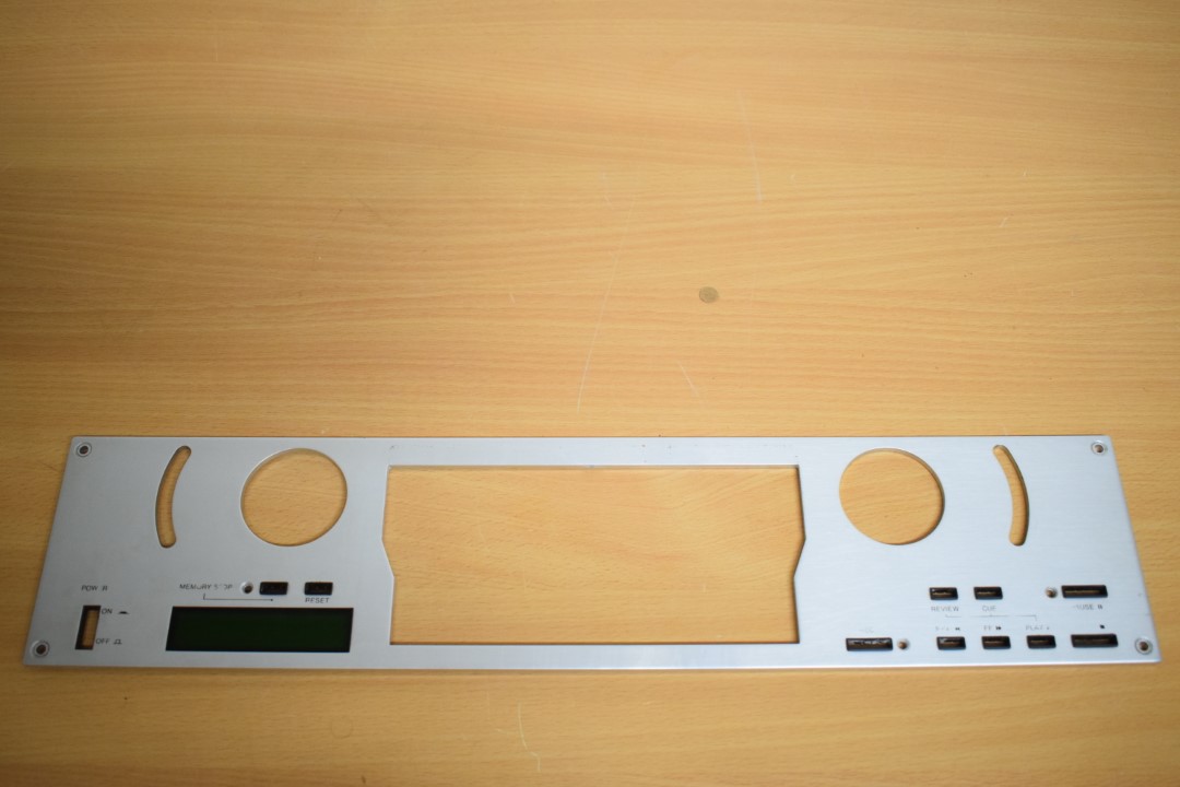 Philips N4520 Tape Recorder - middle part front plate 