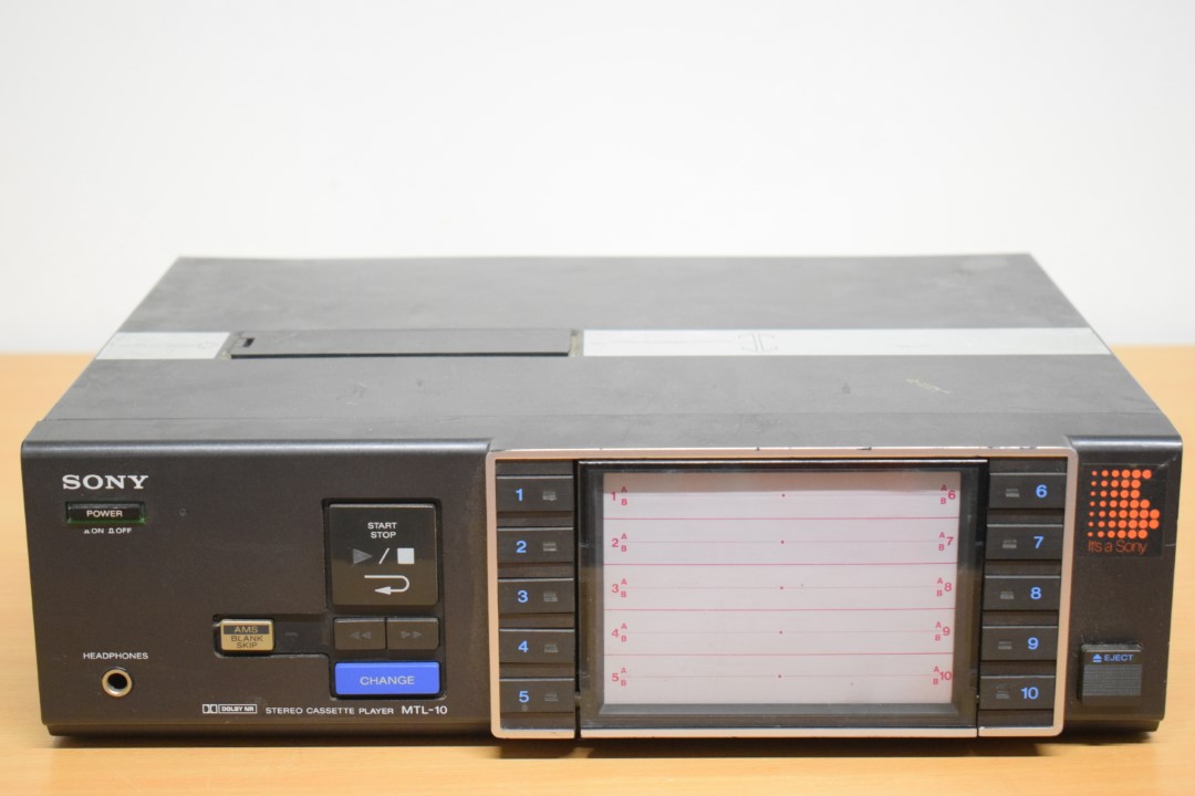 Sony MTL-10 10-Cassette Changer – Black