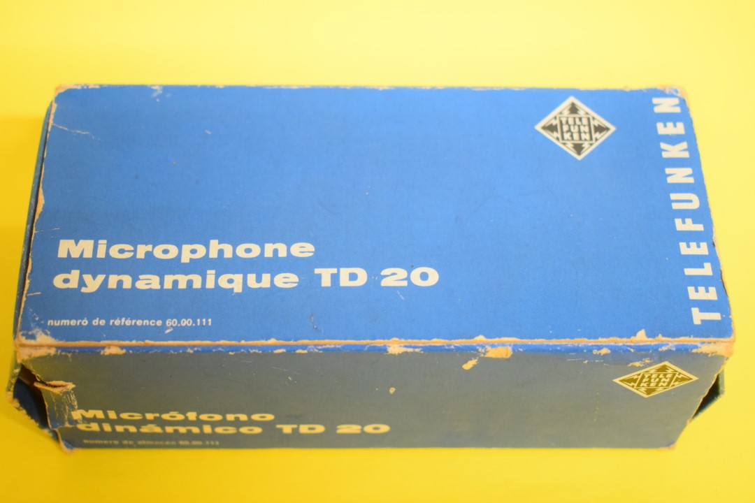 Telefunken TD 20 Dynamic Microphone – In original Box