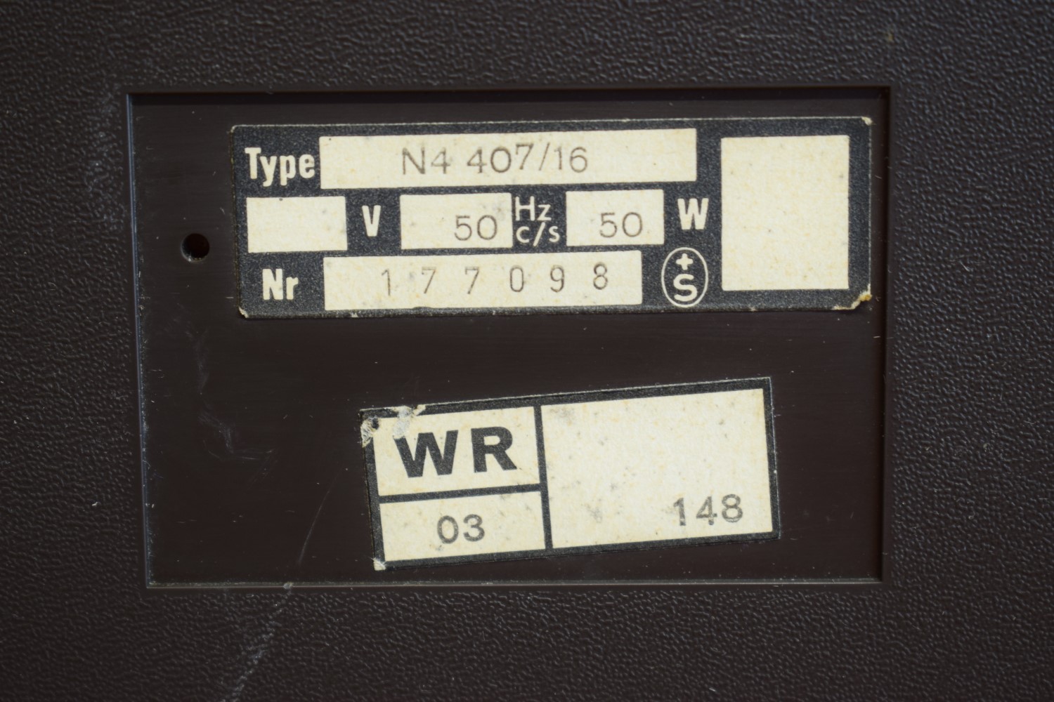 Philips N-4407 Tape Recorder Philips N-4407 Tape Recorder