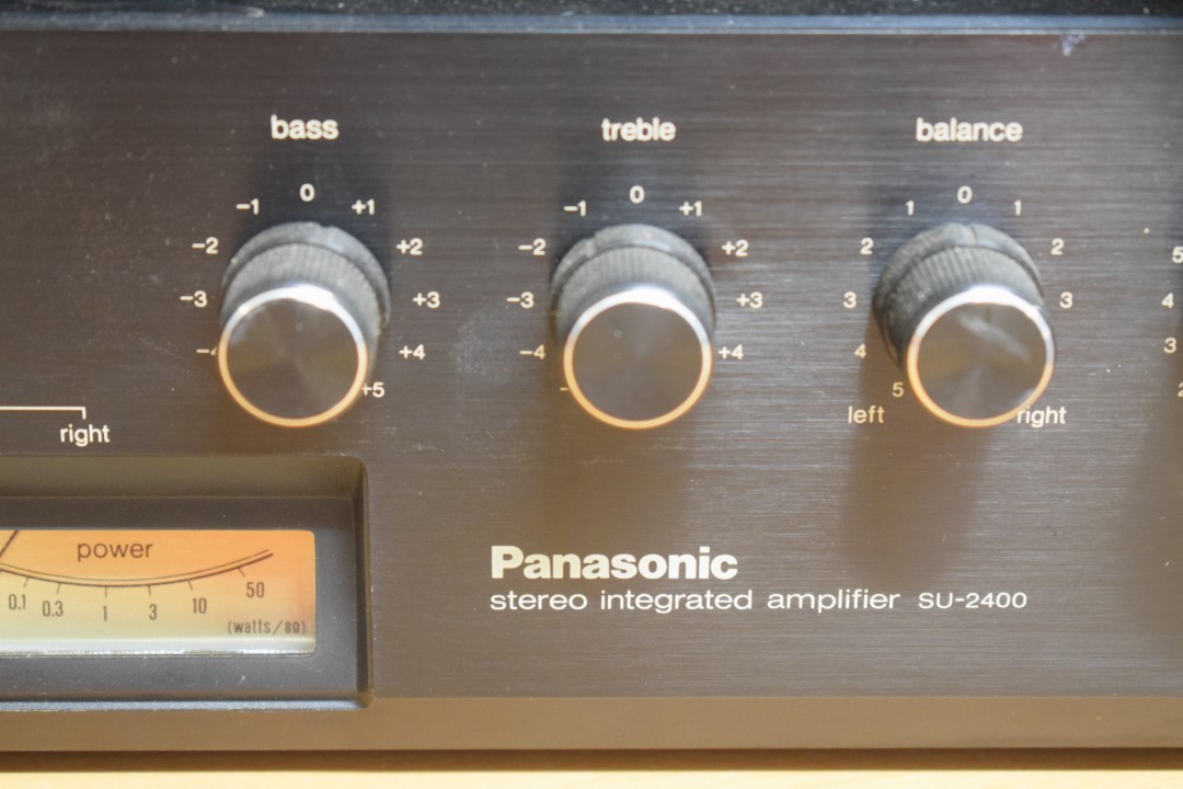 National Panasonic SU-2400 Amplifier & ST-2400 Tuner Stereo-Set