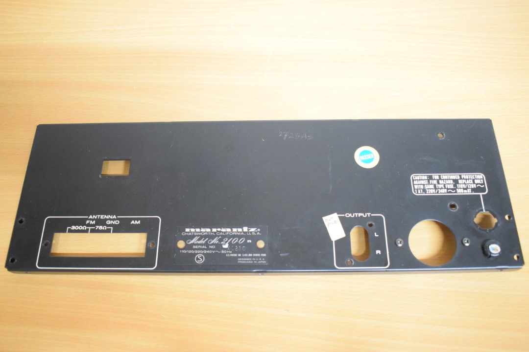 Marantz 2100 Tuner – Back Panel / Plate part