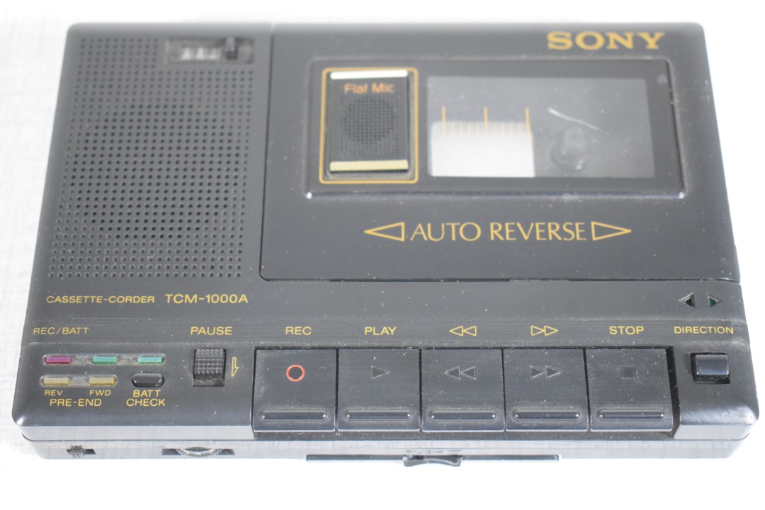 Sony TCM-1000A Portable Cassette Deck