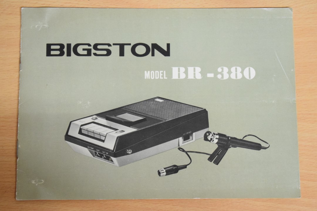 Bigston BR-380 Portable Cassette Deck