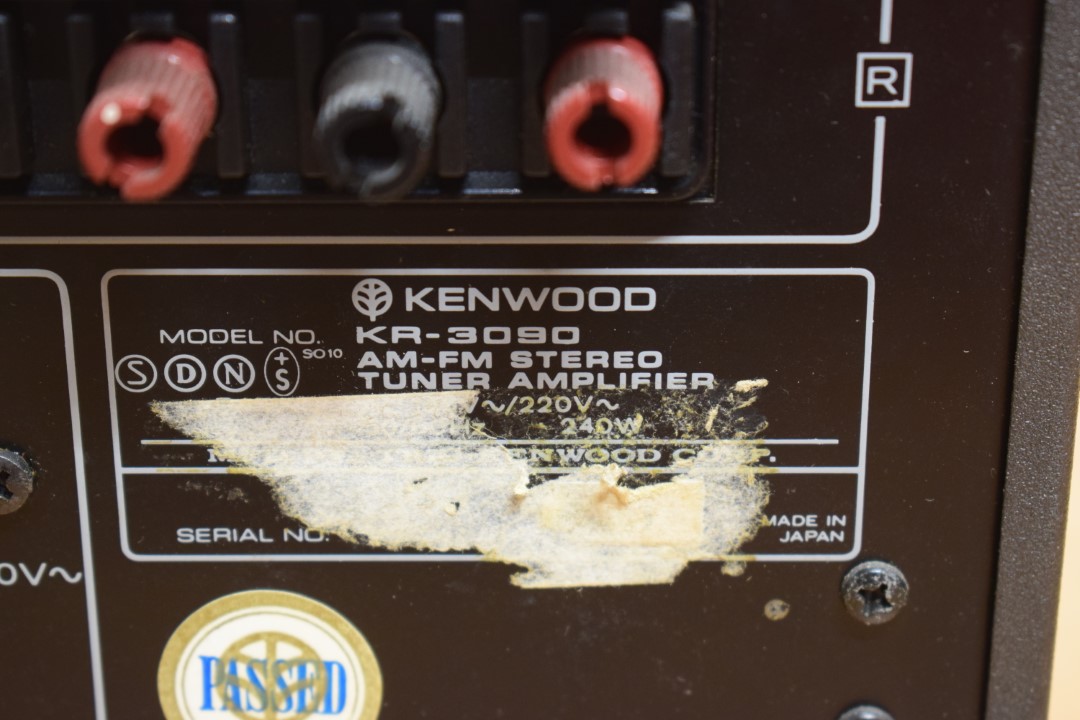Kenwood Model KR-3090 Receiver