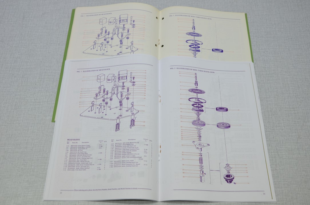 Akai 1731W Tape Recorder Photocopy Original Service Manual