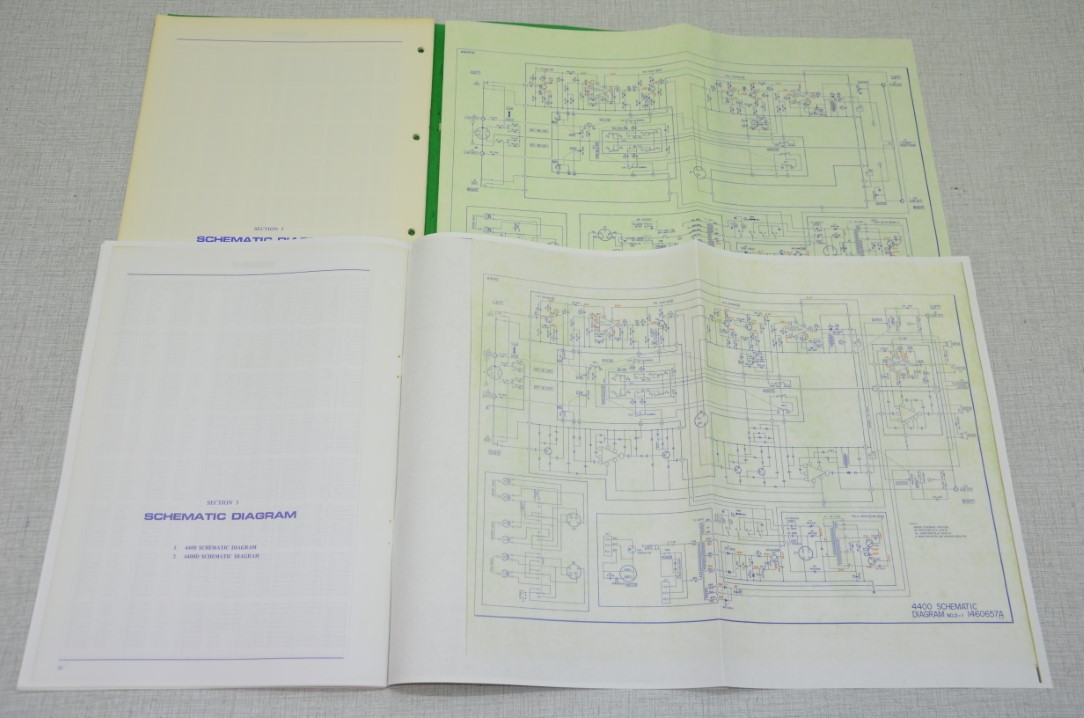 Akai GX-4400D Tape Recorder Photocopy Original Service Manual