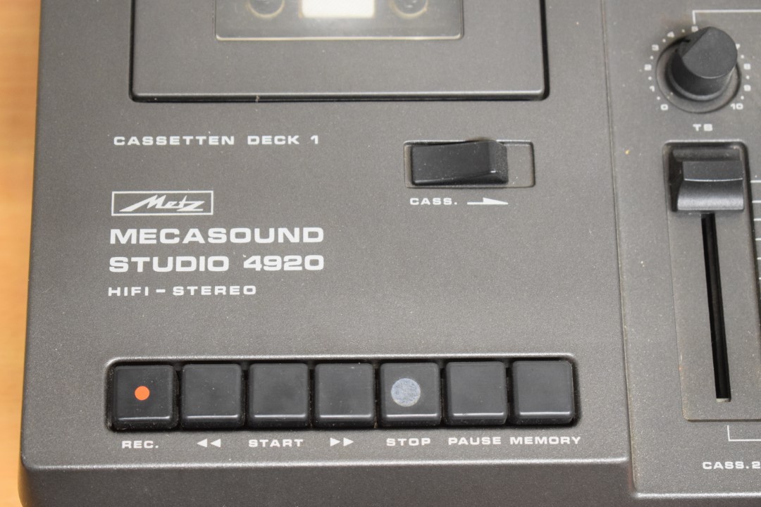 Metz Mecasound Studio 4920 Double Cassette Deck