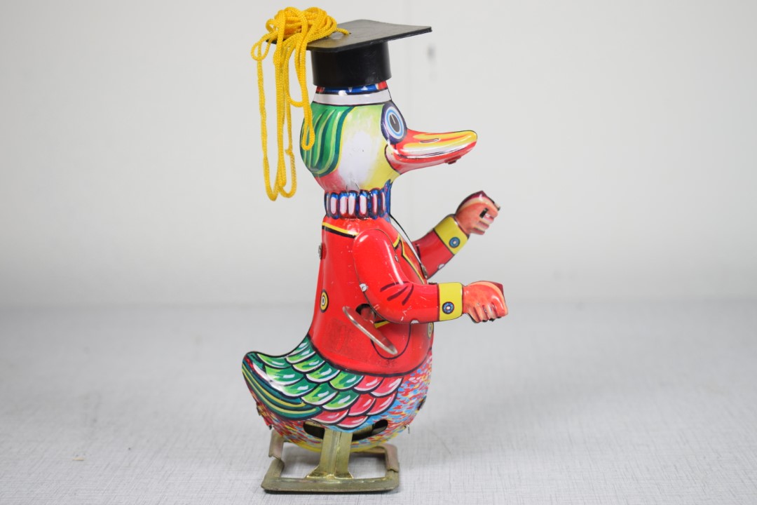 Tin Toy: Friction Clockwork Duck 