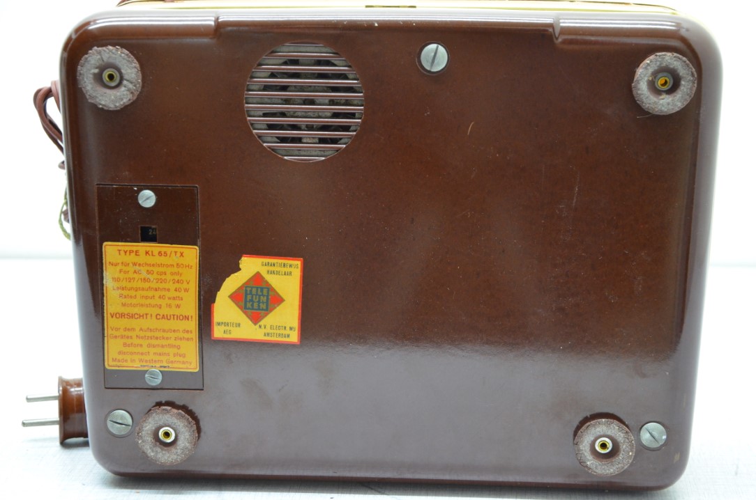 Telefunken Magnetophon KL65/TX Tube Tape Recorder